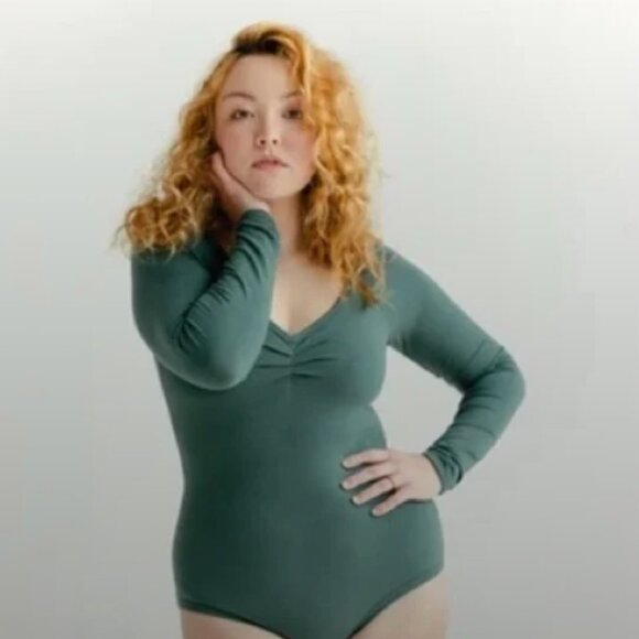 ARQ Paloma Leo bodysuit in Fern - Picture 3 of 3